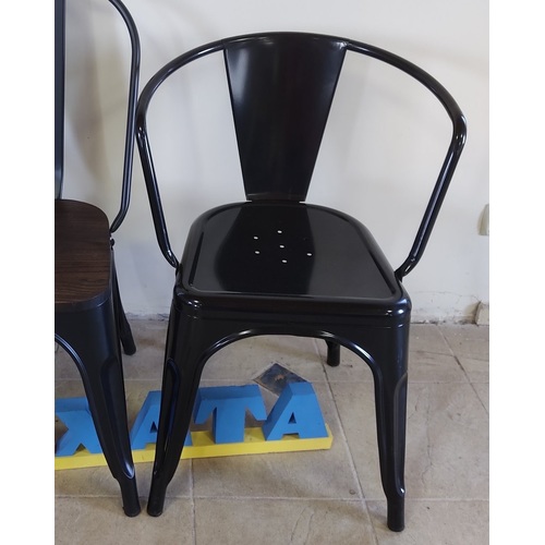 Кресло Tolix MC-005A черное Primel