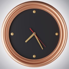 Годинники Classic clock, арт. 5652 мідь з підсвічуванням Pikart
