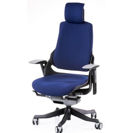 Крісло офісне Special4You WAU NAVYBLUE FABRIC (E0765) синє