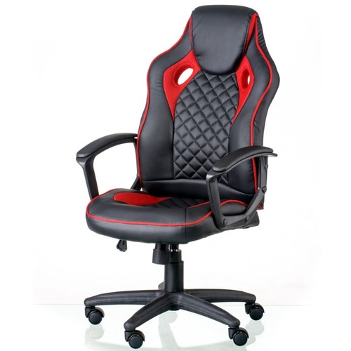 Кресло офисное Special4You Mezzo Black/Red (E5593) черно-красное