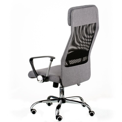Крісло офісне Special4You Silba grey (E5807) сіре