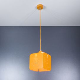 Лампа підвісна Idea 87114.25.25 помаранчева Imperium Light 2019