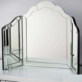 Дзеркало для туалетного столика LW021 срібло Glamoorzee