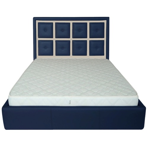 Ліжко Віндзор комфорт 160х200/160х190 синій з білим (KR0000187) RICHMAN