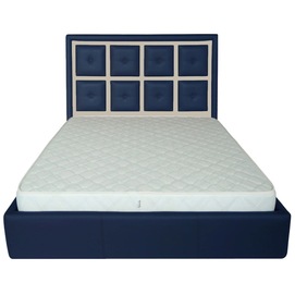 Ліжко Віндзор комфорт 180х200/180х190 синій з білим (KR0000193) RICHMAN