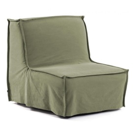 Кресло раскладное Lyanna S129BL06 зеленый Laforma 2019