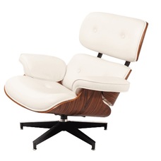 Кресло Eames lounge белое iCOO