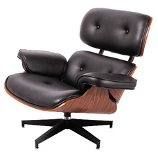 Кресло Eames lounge черное iCOO