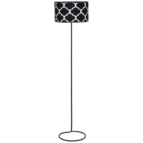 Лампа напольная ROCCO 918A1 черная Aldex