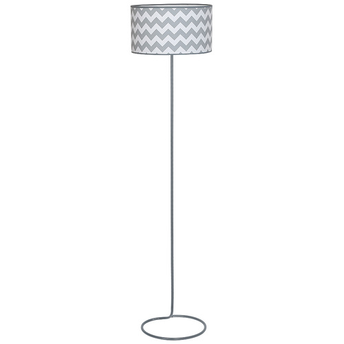 Лампа напольная ROMA 919A17 серая Aldex 