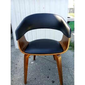 Кресло Monterey wood черный кожзам Primel 2022