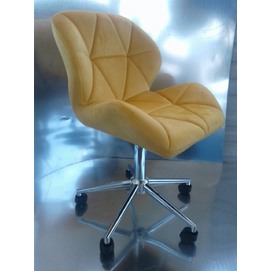 Кресло офисное НУ-3008MRB XL желтый велюр Primel