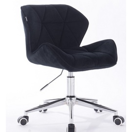 Кресло офисное НУ-3008MRB XL черный велюр Primel