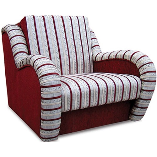 Крісло-ліжко (розкладне) Едвін-60 червоно-сіре Vika