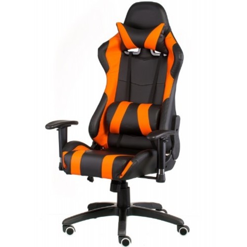 Кресло Special4You ExtremeRace black/orange (E4749) черно-оранжевое