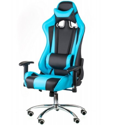 Кресло Special4You ExtremeRace black/blue (E4763) черно-голубое