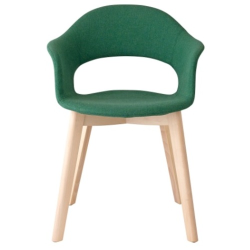 Крісло NATURAL LADY B POP 2844 зелене SCAB Design
