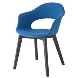 Крісло NATURAL LADY B POP 2844 синє ноги венге SCAB Design
