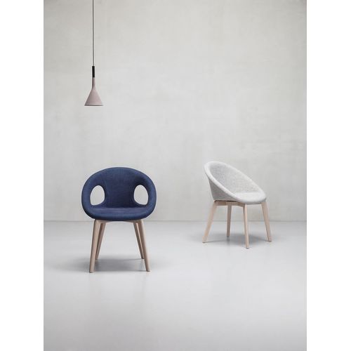 Крісло NATURAL GIULIA POP світло-сіре SCAB Design