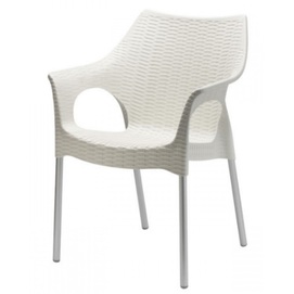 Крісло OLIMPIA 2277 білий SCAB Design