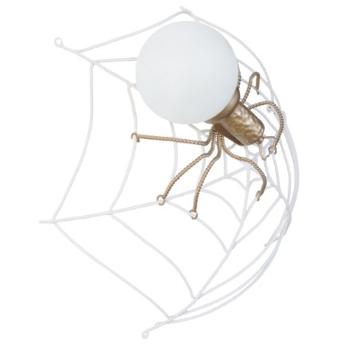 Бра Павук на павутині 1 лампа білий + золото LiteKraft