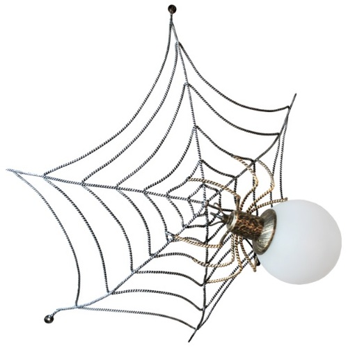 Бра Павук на павутині 1 лампа чорний LiteKraft
