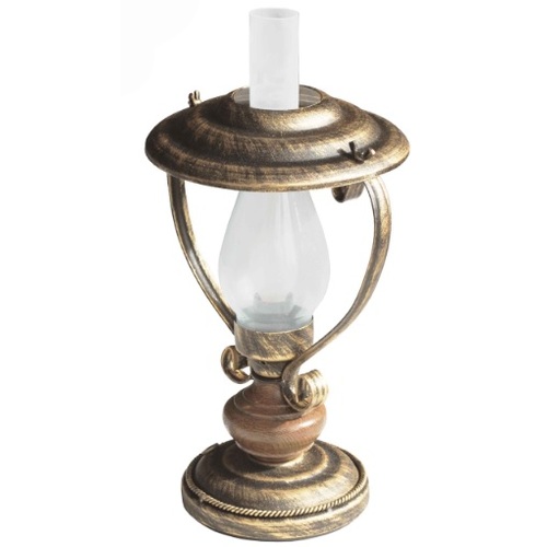 Лампа настільна Керосинка бронзовий LiteKraft