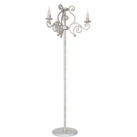 Лампа для підлоги Версаль 3 лампи бежевий + золото LiteKraft