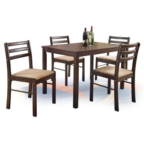 Набор NEW STARTER стол+4стула коричневый Halmar 