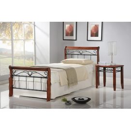 Кровать VERONICA 90см коричневый Halmar