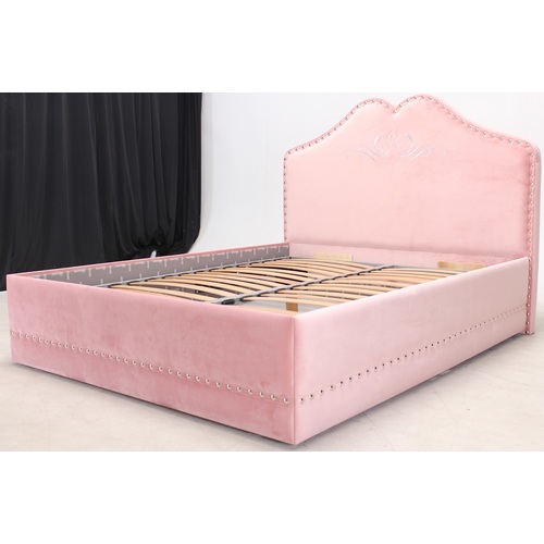 Ліжко T9661N9 (140х190/200см) рожева theXATA