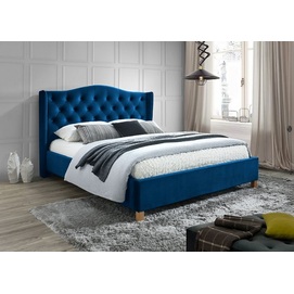 Ліжко Aspen 160 Velvet синій Signal 2020
