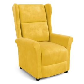 Кресло реклайнер AGUSTIN 2 желтый Halmar