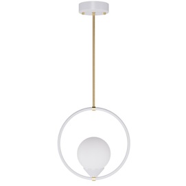 Лампа підвісна ARO 60 см 22649 білий + золото Pikart 2020