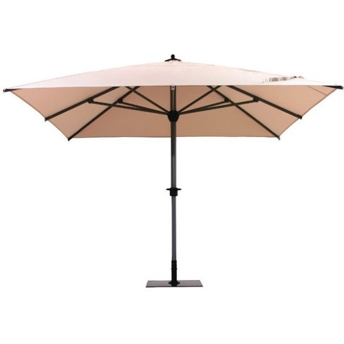 Зонт алюминиевый ALU 3,5х3,5 м с металлической подставкой бежевый OUTDOOR