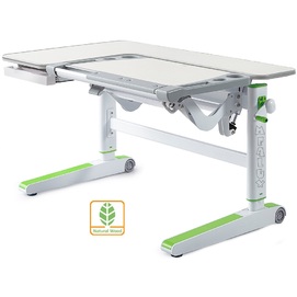 Детский стол (парта) Kingwood D-820 TG/Z береза/серый/зеленый Mealux 