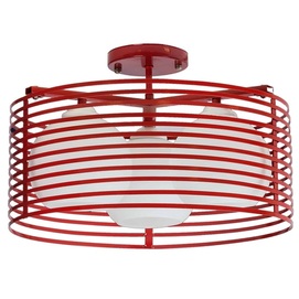 Лампа стельова 707X9800-3 червоний Levada 2020