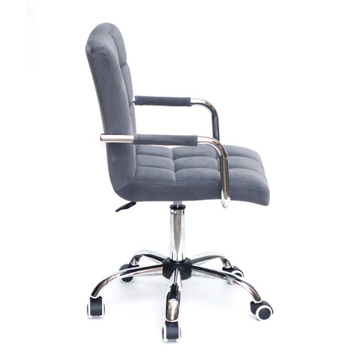 Крісло офісне AUGUSTO - ARM CH-Office 10374 сірий велюр Thexata Summer