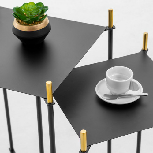 Набір столиків Dagnen CC1308R01 чорний Laforma
