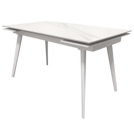Стол обеденный раскладной  Hugo Carrara белый Concepto