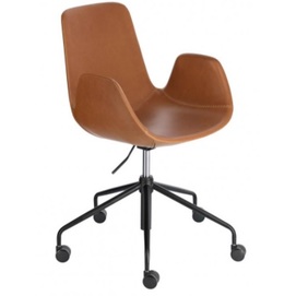 Крісло офісне YASMIN CC1992U10 коричневий Laforma