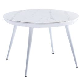 Керамический стол TML-875 белый мрамор Verde