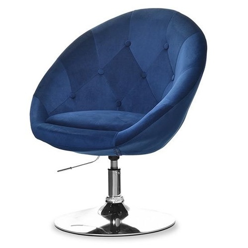 Кресло Senior синий велюр+хром Primel 2022