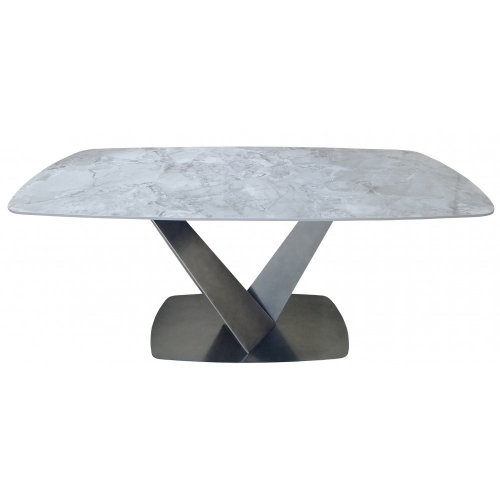 Marvel Grey Stone стол обеденный керамика 180x90 см Concepto 2021
