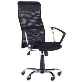 Кресло Ultra Хром сиденье А-1/спинка Сетка черная, вставка Скаден черный Famm 2021