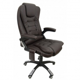 Кресло офисное M-8025 коричневый Bonro