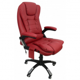 Кресло офисное M-8025 бордовый Bonro