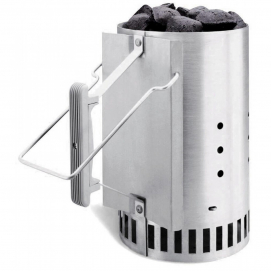 Стартер для вугілля Rapid File Chimney Starter срібло Weber