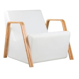 Кресло з підлокотниками Tarida RGB біле NewGarden 