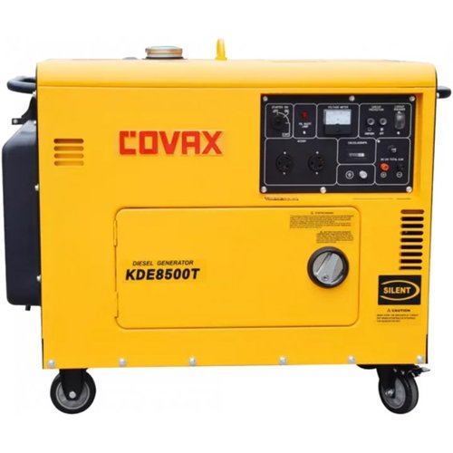 Дизельний генератор Covax Covax 8500T, 7 kW, Diesel, 1Phase, Electric Start, 4 Whell, with Canopy